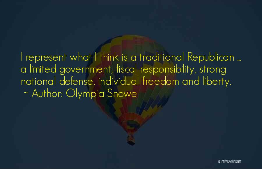 Individual Liberty Quotes By Olympia Snowe