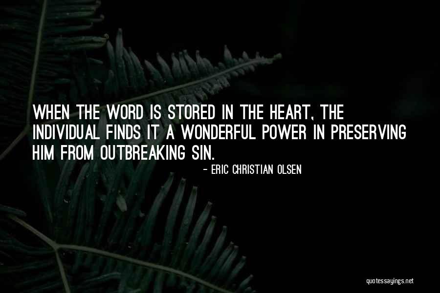 Individual Power Quotes By Eric Christian Olsen