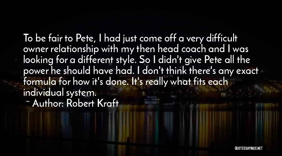 Individual Power Quotes By Robert Kraft