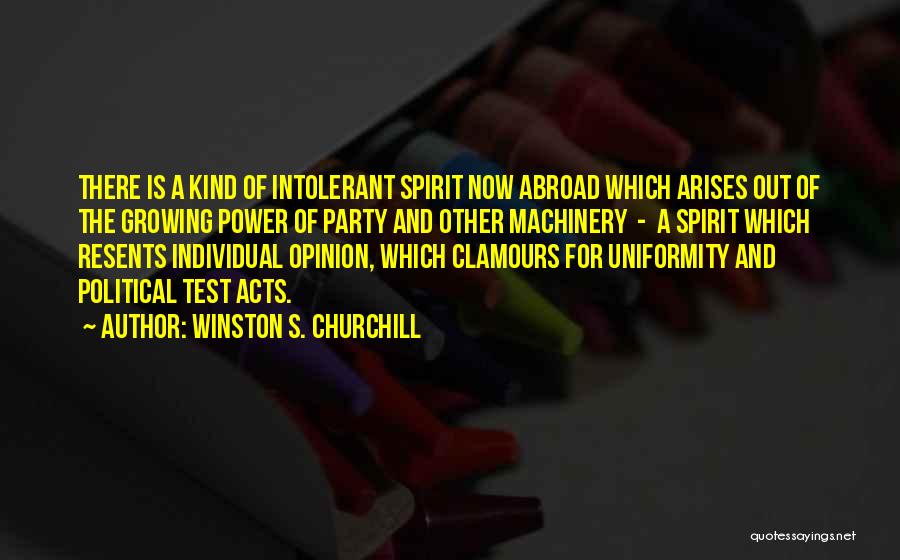 Individual Power Quotes By Winston S. Churchill