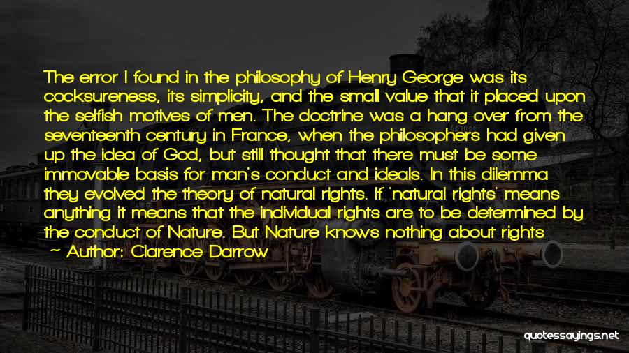 Individual Rights Quotes By Clarence Darrow