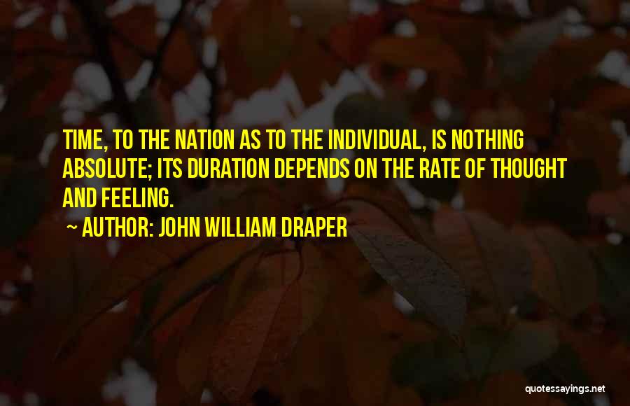 Individual Thought Quotes By John William Draper