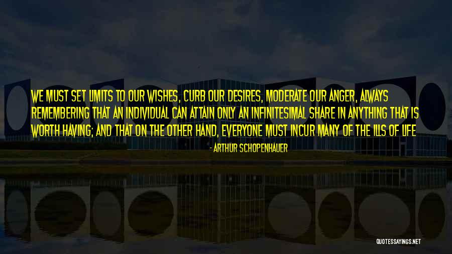 Individual Worth Quotes By Arthur Schopenhauer