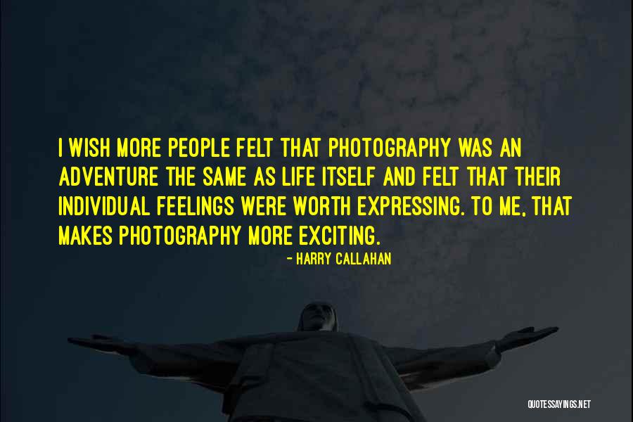 Individual Worth Quotes By Harry Callahan