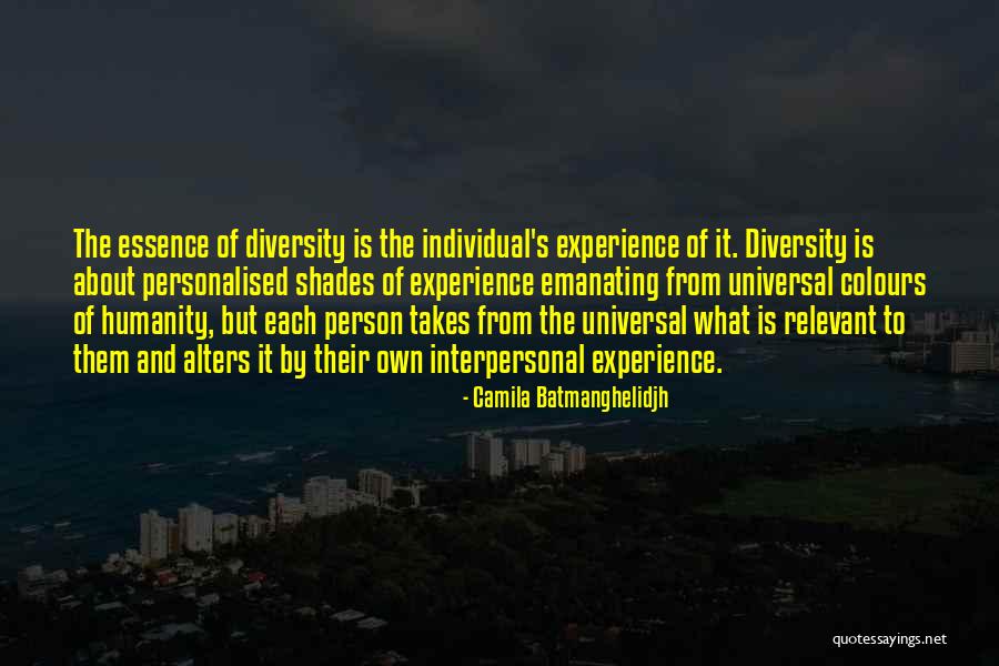 Individualism Collectivism Quotes By Camila Batmanghelidjh Individualism Collectivism Quotes By Camila Batmanghelidjh