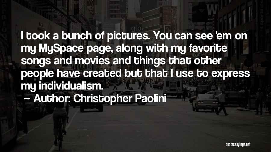 Individualism Quotes By Christopher Paolini