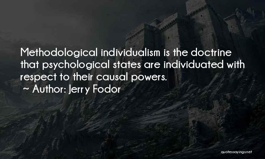 Individualism Quotes By Jerry Fodor