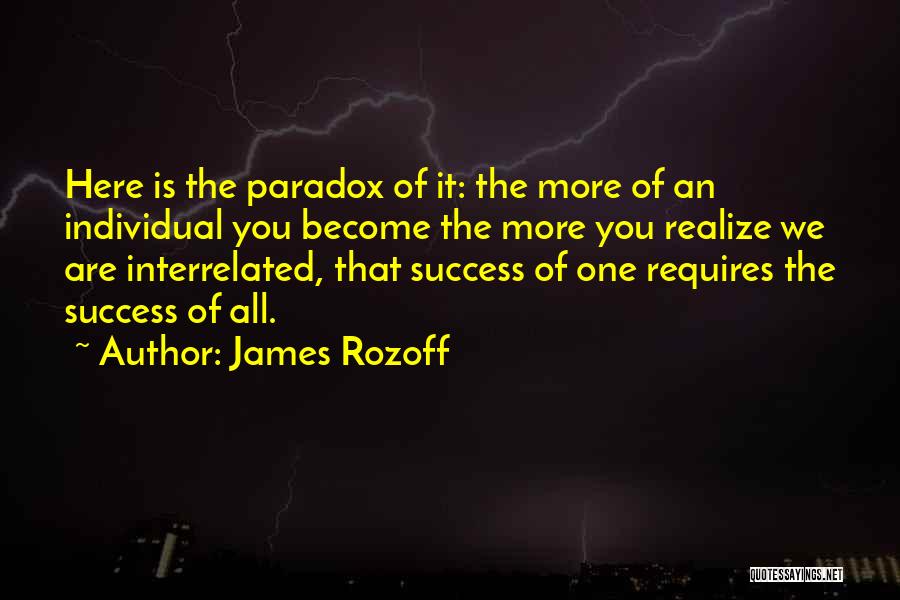 Individualism Vs Community Quotes By James Rozoff