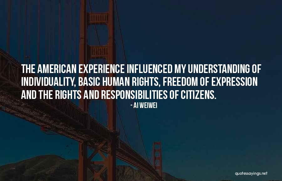 Individuality And Freedom Quotes By Ai Weiwei