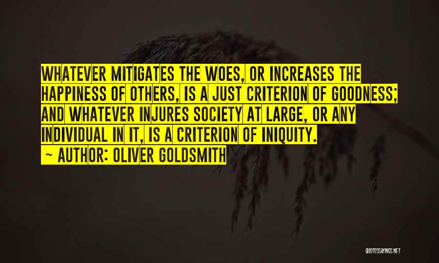 Individuality Vs Society Quotes By Oliver Goldsmith