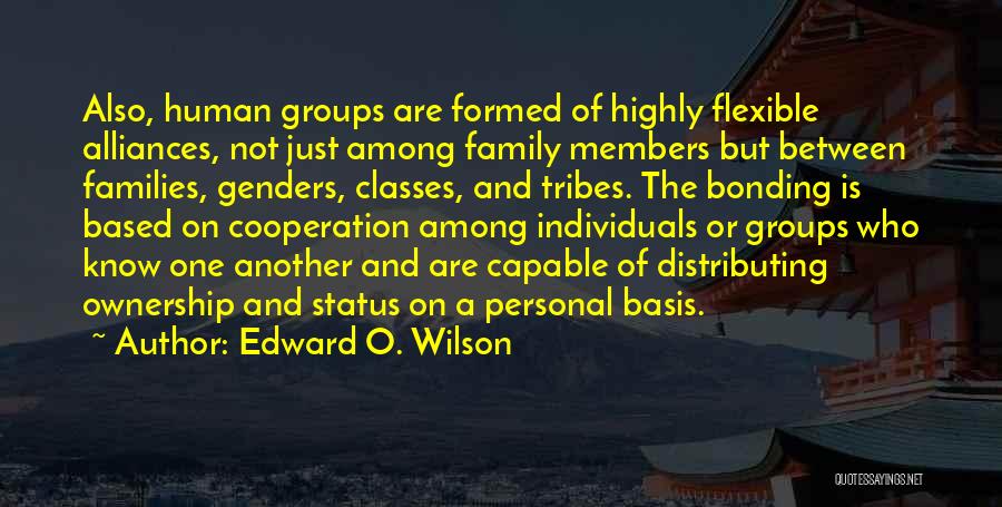 Individuals And Groups Quotes By Edward O. Wilson