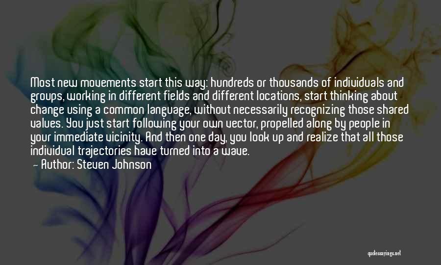 Individuals And Groups Quotes By Steven Johnson