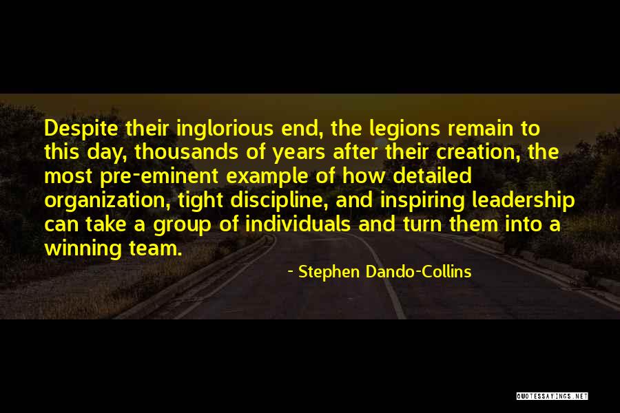 Individuals And Team Quotes By Stephen Dando-Collins Individuals And Team Quotes By Stephen Dando-Collins