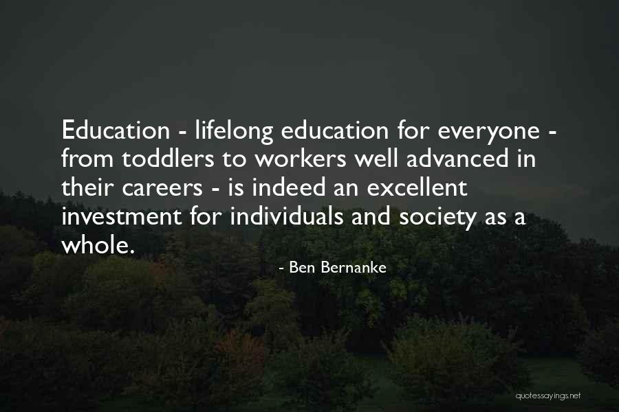 Individuals In Society Quotes By Ben Bernanke Individuals In Society Quotes By Ben Bernanke