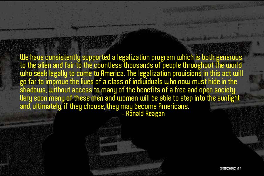 Individuals In Society Quotes By Ronald Reagan Individuals In Society Quotes By Ronald Reagan