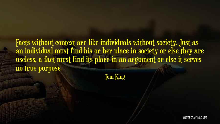 Individuals In Society Quotes By Tom King Individuals In Society Quotes By Tom King