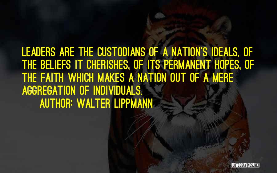 Individuals Quotes By Walter Lippmann