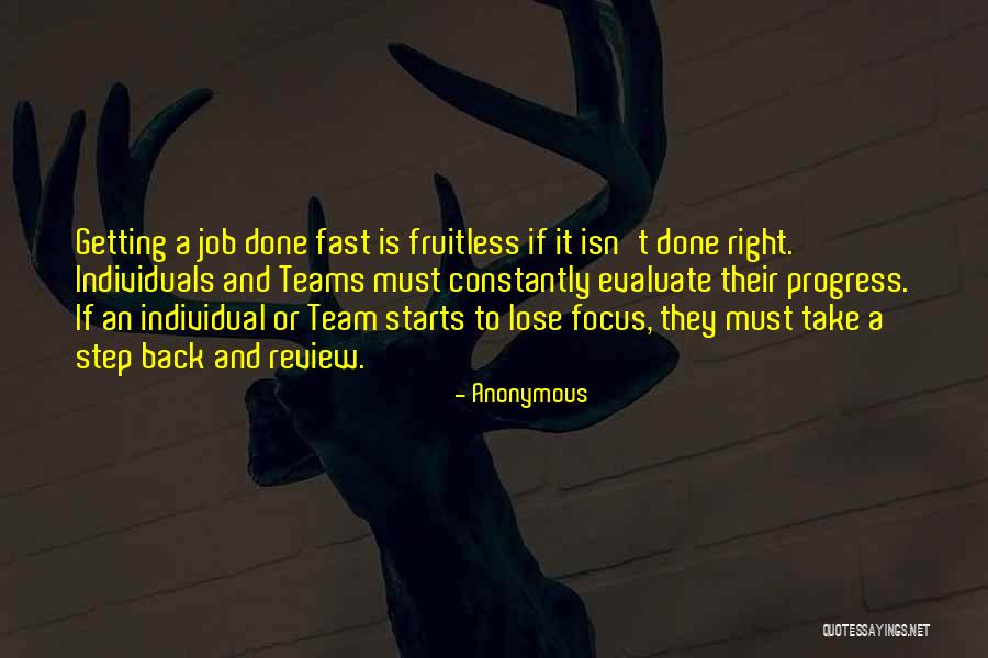 Individuals Teams Quotes By Anonymous