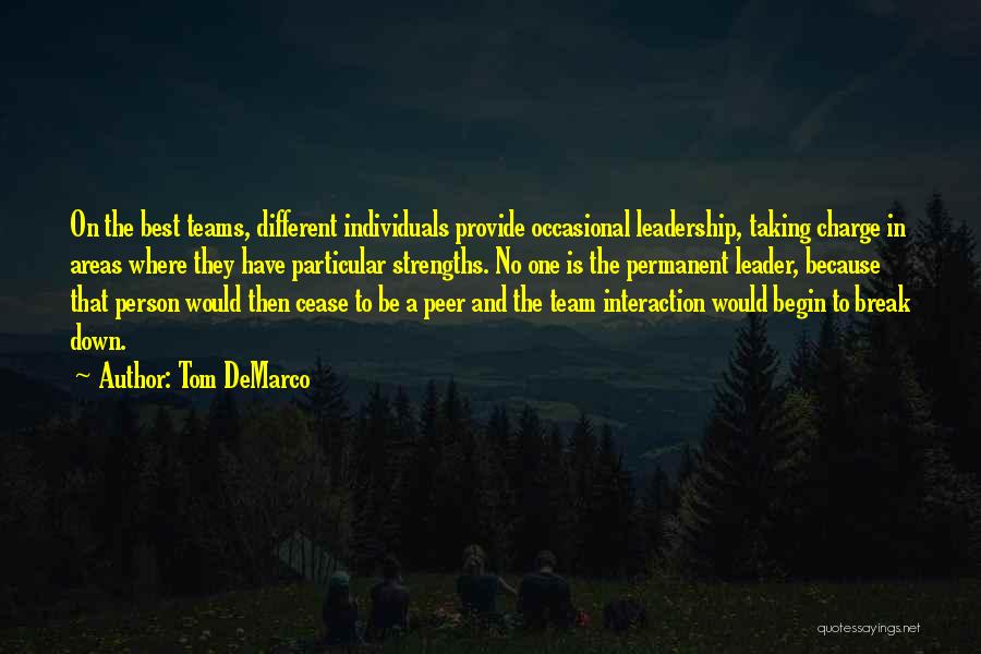 Individuals Teams Quotes By Tom DeMarco