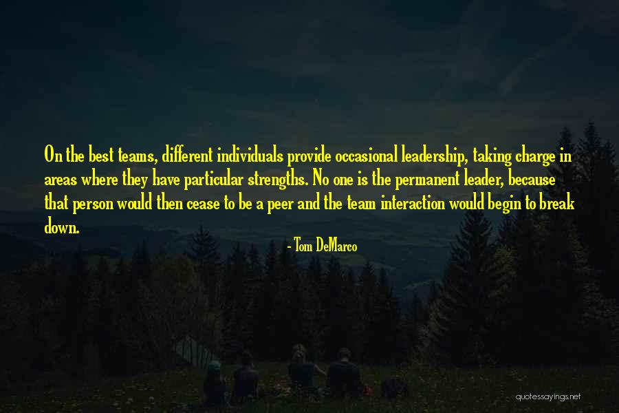 Individuals Teams Quotes By Tom DeMarco