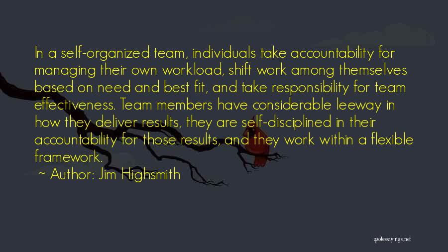 Individuals Vs Team Quotes By Jim Highsmith