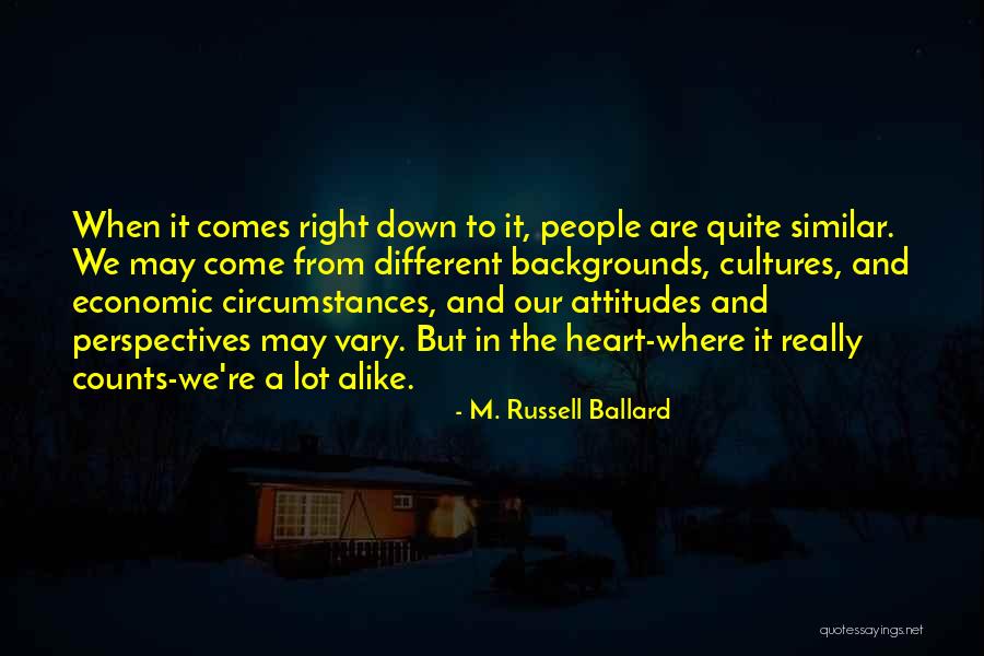 Indizieren Quotes By M. Russell Ballard Indizieren Quotes By M. Russell Ballard