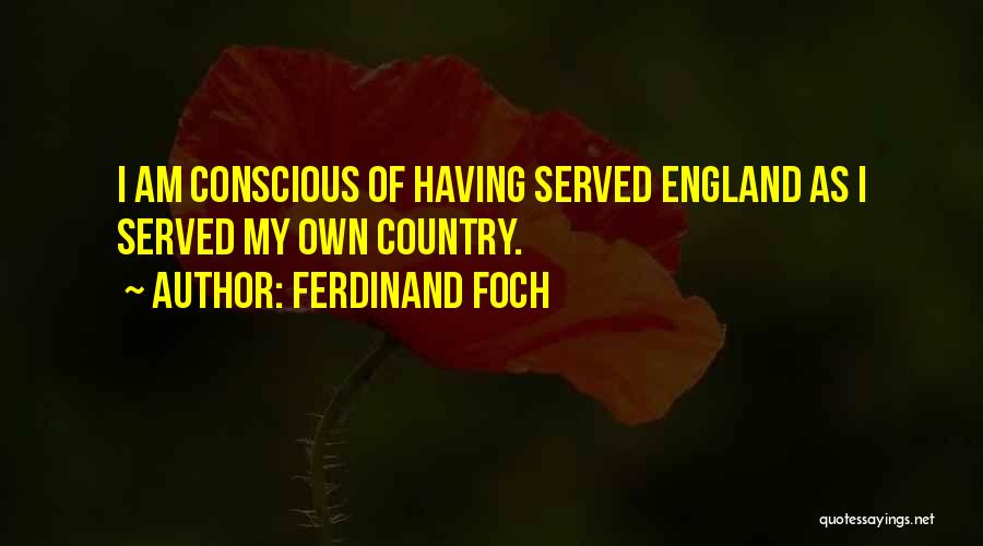 Indo Pak Friendship Quotes By Ferdinand Foch