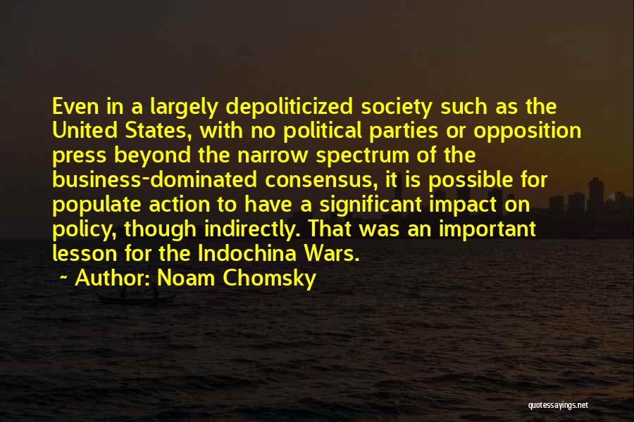 Indochina War Quotes By Noam Chomsky