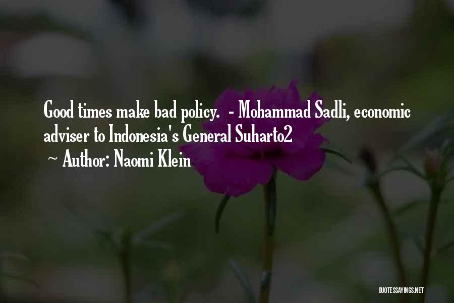 Indonesia Quotes By Naomi Klein