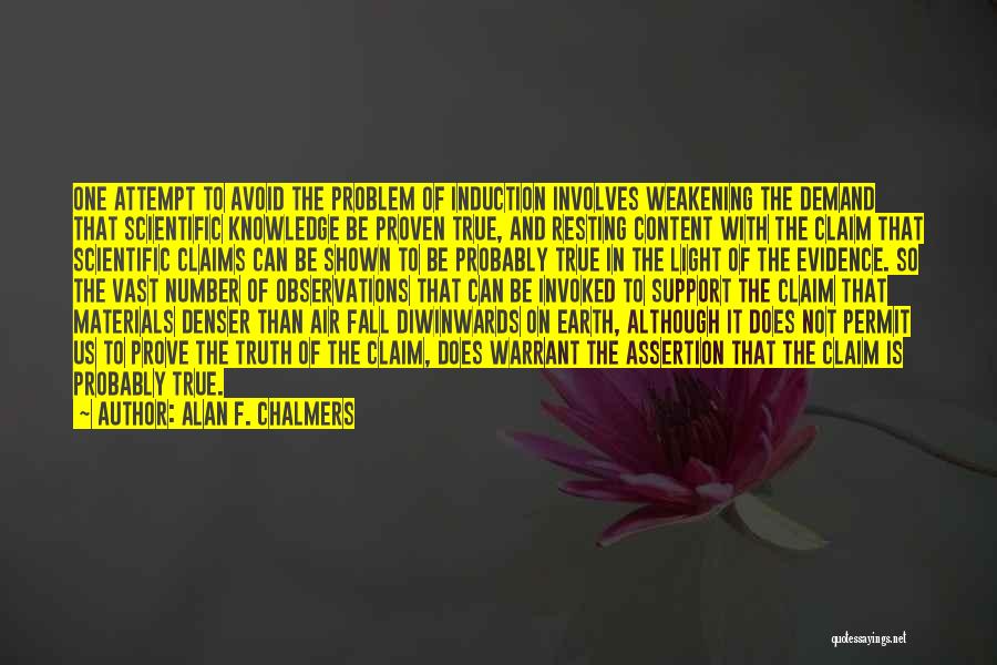 Induction Quotes By Alan F. Chalmers