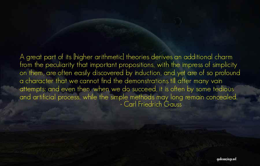 Induction Quotes By Carl Friedrich Gauss