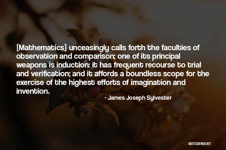 Induction Quotes By James Joseph Sylvester