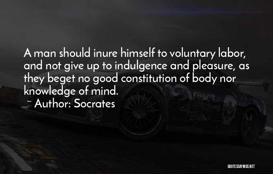 Indulgence Quotes By Socrates