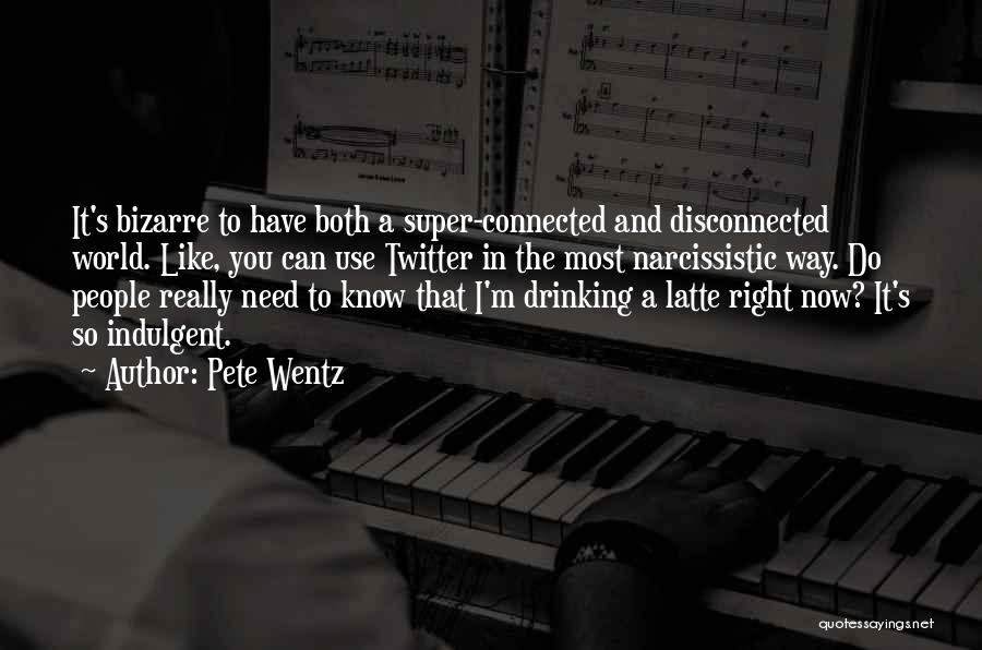 Indulgent Quotes By Pete Wentz