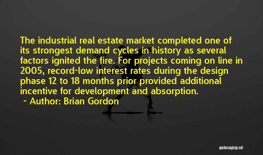 Industrial Development Quotes By Brian Gordon