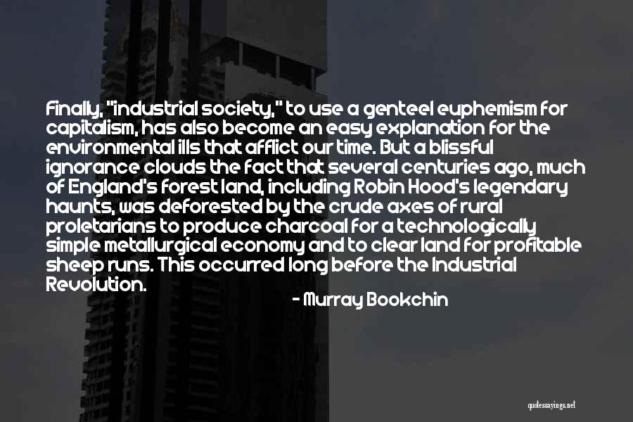 Industrial Quotes By Murray Bookchin