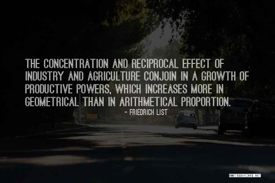 Industry And Agriculture Quotes By Friedrich List