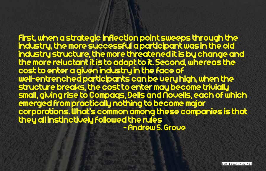 Industry Change Quotes By Andrew S. Grove