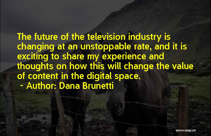 Industry Change Quotes By Dana Brunetti