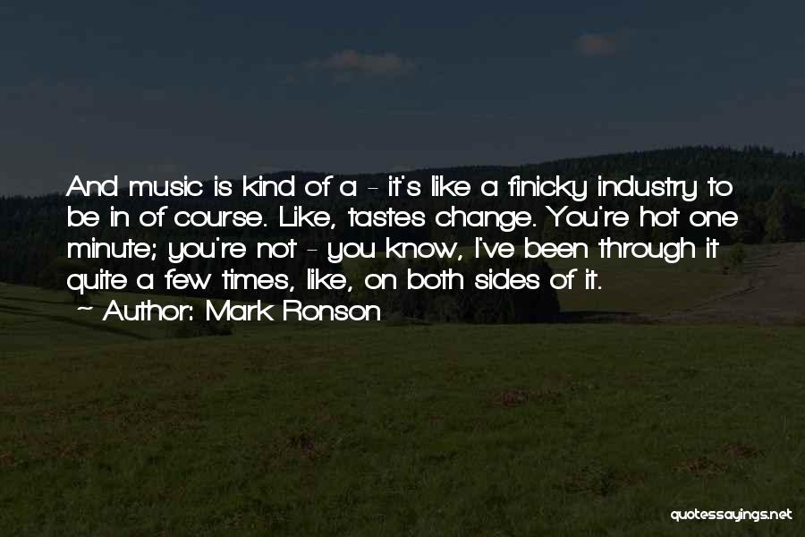 Industry Change Quotes By Mark Ronson