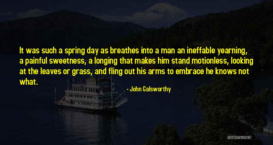 Ineffable Quotes By John Galsworthy