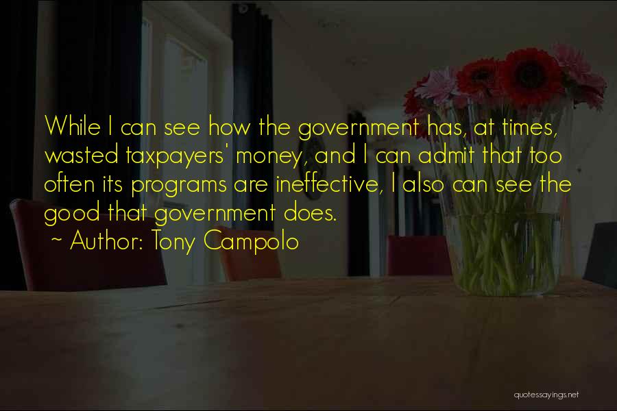 Ineffective Quotes By Tony Campolo