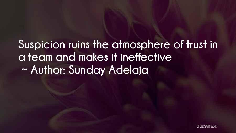 Ineffective Team Quotes By Sunday Adelaja