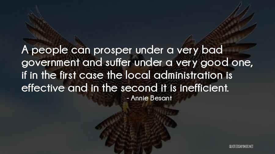 Inefficient Government Quotes By Annie Besant Inefficient Government Quotes By Annie Besant