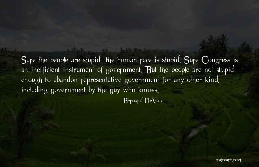 Inefficient Government Quotes By Bernard DeVoto Inefficient Government Quotes By Bernard DeVoto
