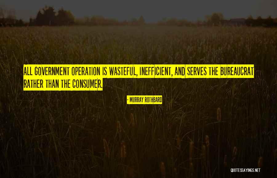 Inefficient Government Quotes By Murray Rothbard Inefficient Government Quotes By Murray Rothbard