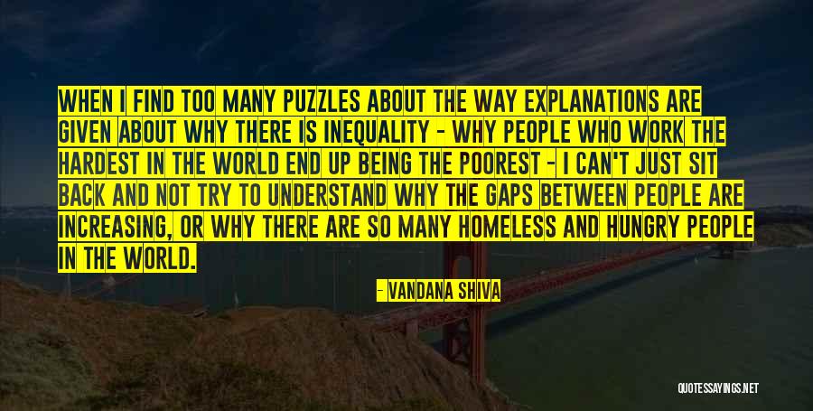 Inequality At Work Quotes By Vandana Shiva Inequality At Work Quotes By Vandana Shiva