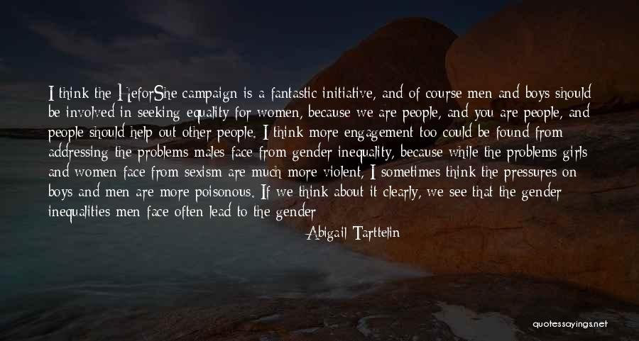 Inequality In Gender Quotes By Abigail Tarttelin