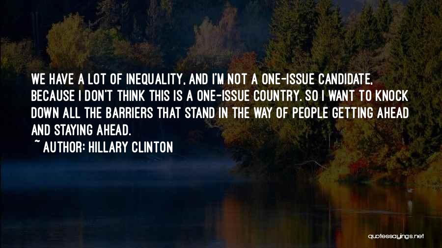 Inequality Quotes By Hillary Clinton