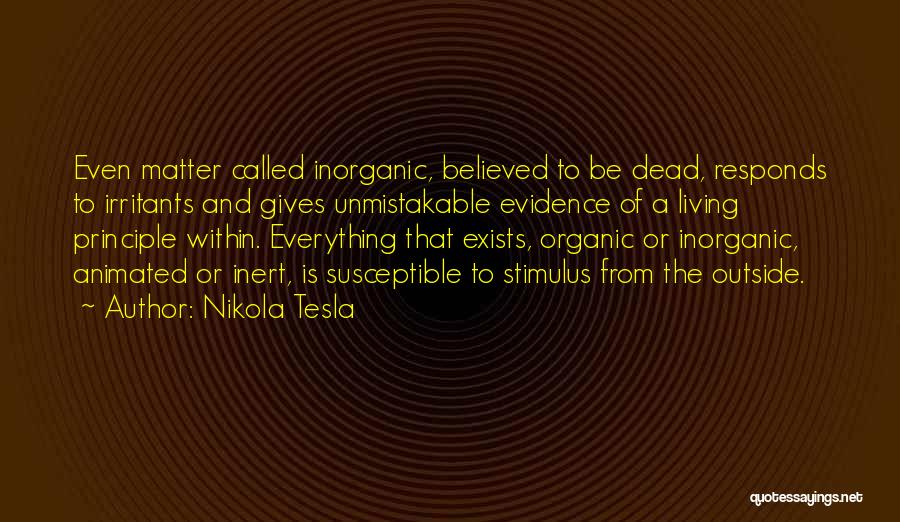 Inert Quotes By Nikola Tesla